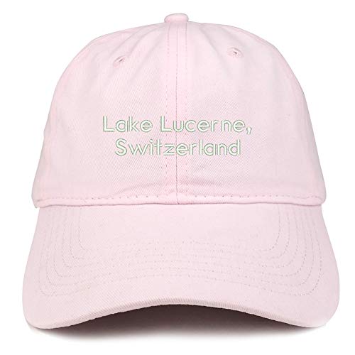 Trendy Apparel Shop Lake Lucerne Switzerland Embroidered Cotton Dad Hat