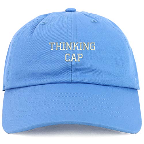 Trendy Apparel Shop Youth Thinking Cap Adjustable Soft Crown Baseball Cap