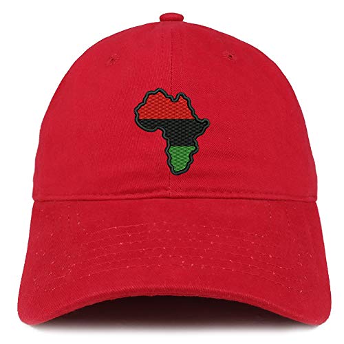 Trendy Apparel Shop Africa Embroidered Soft Crown 100% Brushed Cotton Cap