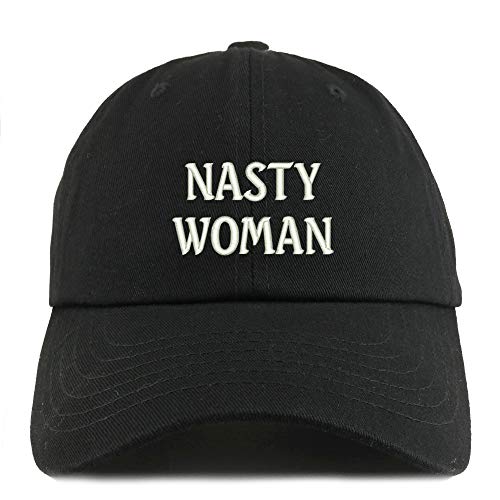 Trendy Apparel Shop Nasty Woman Solid Adjustable Unstructured Dad Hat