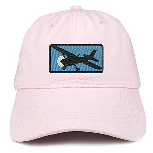 Trendy Apparel Shop Cessna Airplane Embroidered Unstructured Cotton Dad Hat