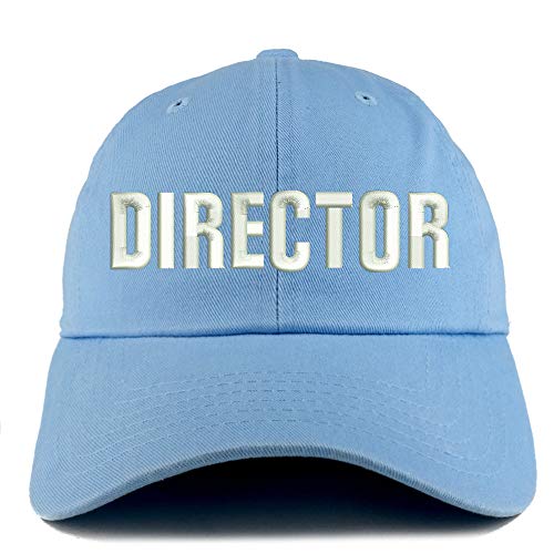 Trendy Apparel Shop Director Embroidered Solid Adjustable Unstructured Dad Hat