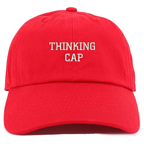 Trendy Apparel Shop Youth Thinking Cap Adjustable Soft Crown Baseball Cap