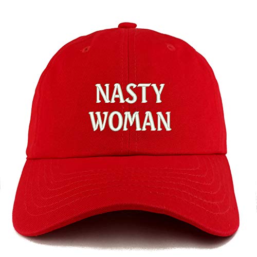 Trendy Apparel Shop Nasty Woman Solid Adjustable Unstructured Dad Hat