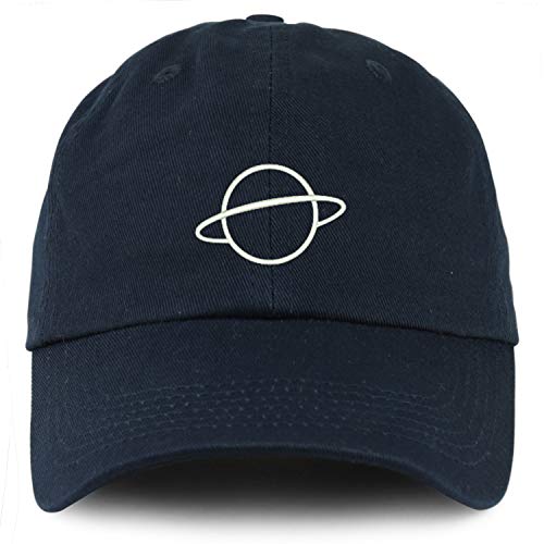 Trendy Apparel Shop Youth Planet Adjustable Unstructured Cotton Baseball Cap