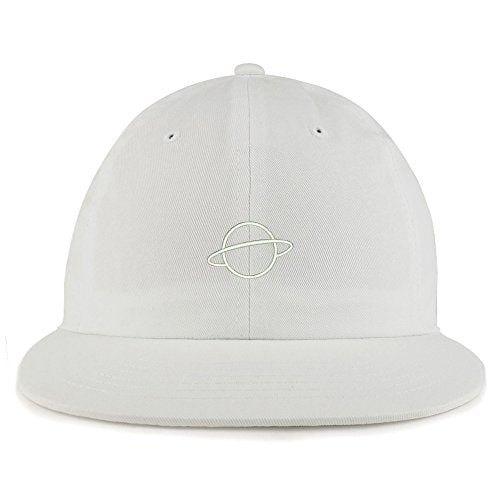 Trendy Apparel Shop Planet Embroidered Unstructured Flatbill Adjustable Cap