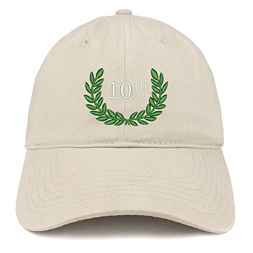 Trendy Apparel Shop 10th Anniversary Embroidered Unstructured Cotton Dad Hat