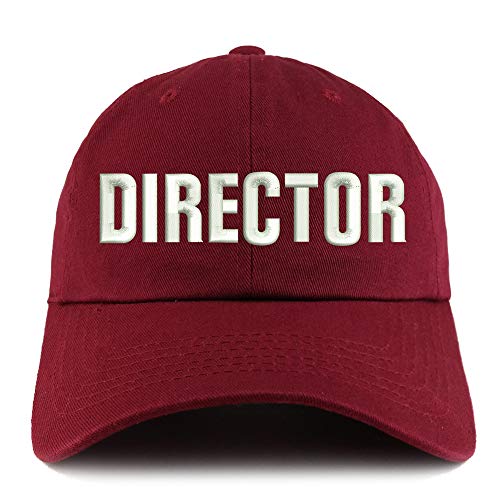 Trendy Apparel Shop Director Embroidered Solid Adjustable Unstructured Dad Hat