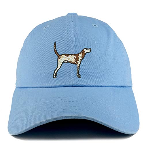 Trendy Apparel Shop Pointer Dog Embroidered Low Profile Soft Cotton Dad Hat Cap