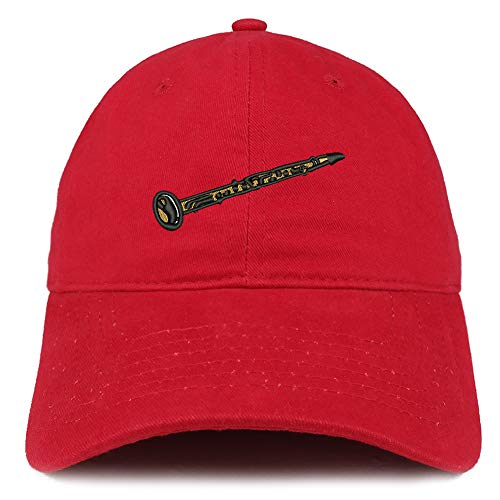 Trendy Apparel Shop Clarinet Embroidered Unstructured Cotton Dad Hat