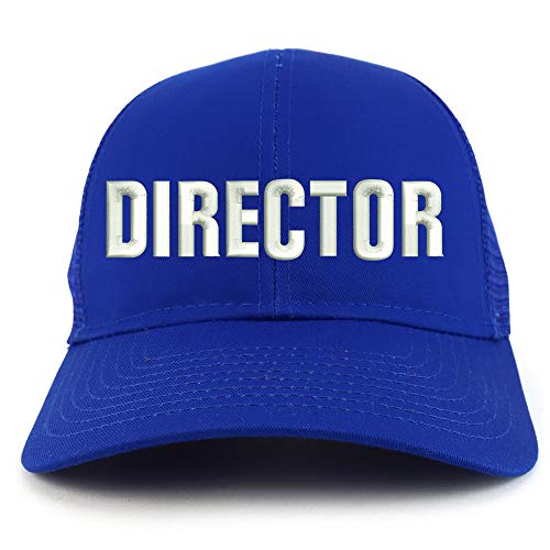 Trendy Apparel Shop Director Embroidered Structured High Profile Trucker Cap