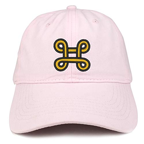 Trendy Apparel Shop Adinkra Peace Making Soft Crown 100% Brushed Cotton Cap