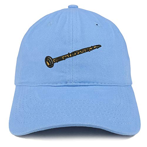 Trendy Apparel Shop Clarinet Embroidered Unstructured Cotton Dad Hat