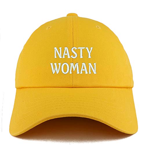 Trendy Apparel Shop Nasty Woman Solid Adjustable Unstructured Dad Hat