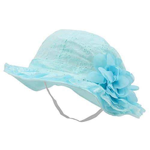 Trendy Apparel Shop Baby Infant Pastel Colors Lace Cotton Bonnet Hat