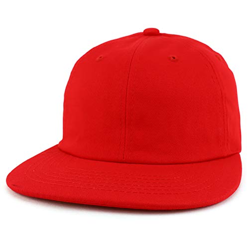 Trendy Apparel Shop Plain Casual Solid Color Low Profile Cotton Snapback Cap