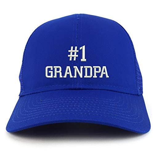 Trendy Apparel Shop Number 1 Grandpa Structured High Profile Trucker Cap