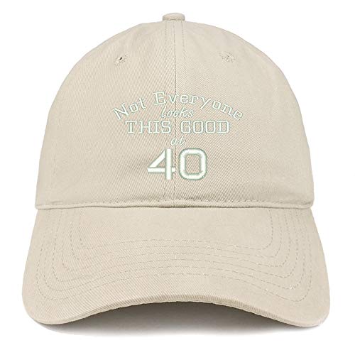 Trendy Apparel Shop 40 Embroidered Soft Crown 100% Brushed Cotton Cap