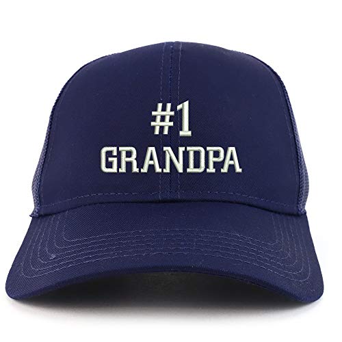 Trendy Apparel Shop Number 1 Grandpa Structured High Profile Trucker Cap