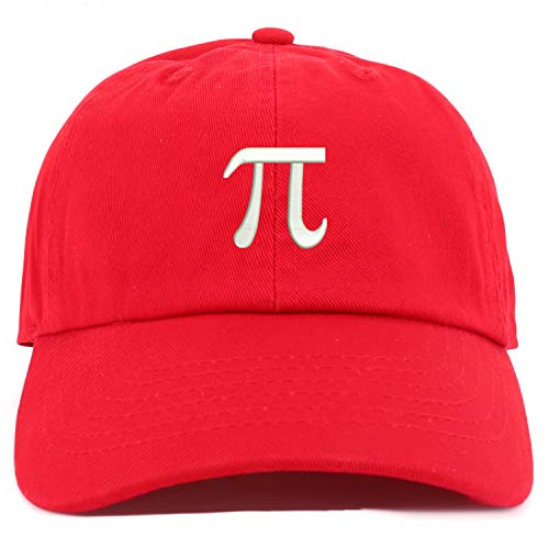 Trendy Apparel Shop Youth Sized Pi Math Symbol Embroidered Adjustable Unstructured Baseball Cap