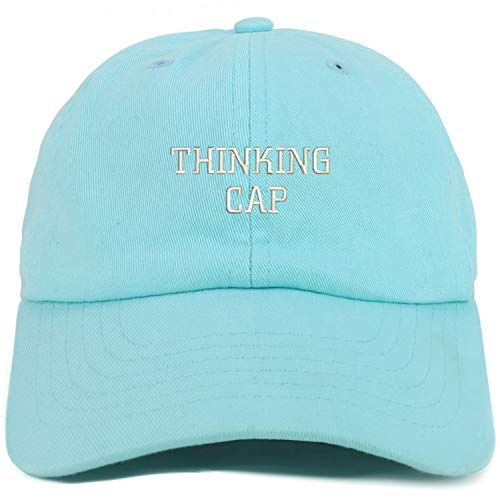 Trendy Apparel Shop Youth Thinking Cap Adjustable Soft Crown Baseball Cap