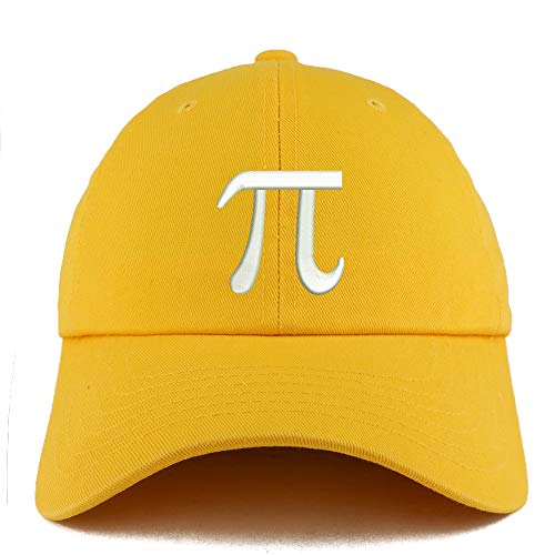 Trendy Apparel Shop Pi Day Symbol Solid Adjustable Unstructured Dad Hat