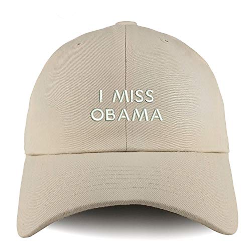 Trendy Apparel Shop I Miss Obama Solid Adjustable Unstructured Dad Hat