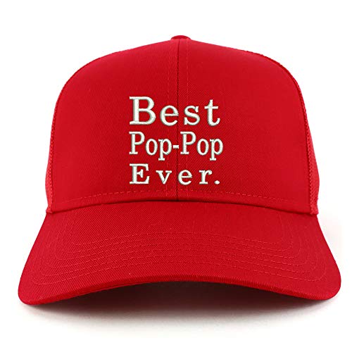 Trendy Apparel Shop Best Pop Pop Ever Structured High Profile Trucker Cap