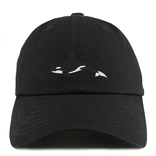 Trendy Apparel Shop Orca Killer Whale Solid Adjustable Unstructured Dad Hat