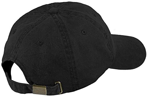 Trendy Apparel Shop Turn Up Embroidered Soft Crown Cotton Adjustable Cap