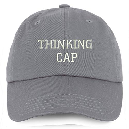 Trendy Apparel Shop Youth Thinking Cap Unstructured Cotton Baseball Cap