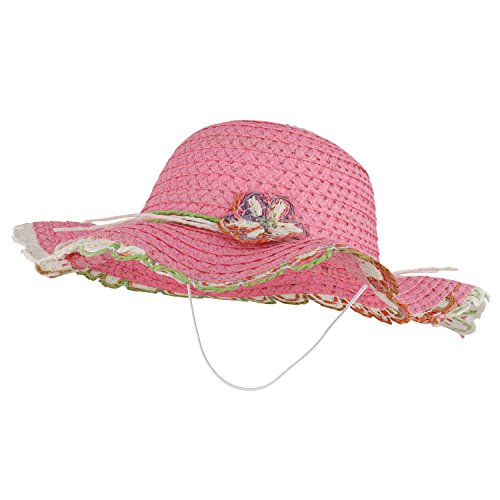 Trendy Apparel Shop Kids Girl's Tea Party and Straw Sun Hat