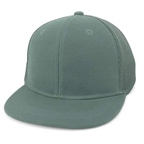 Trendy Apparel Shop Infant to Toddler Size Structured Flatbill Mesh Cap