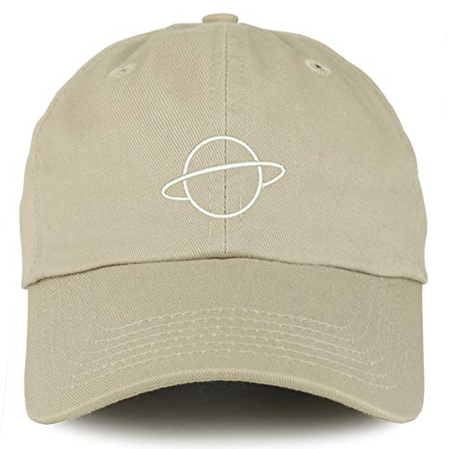 Trendy Apparel Shop Youth Planet Adjustable Unstructured Cotton Baseball Cap