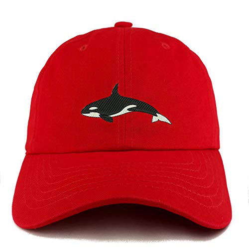 Trendy Apparel Shop Orca Killer Whale Solid Adjustable Unstructured Dad Hat