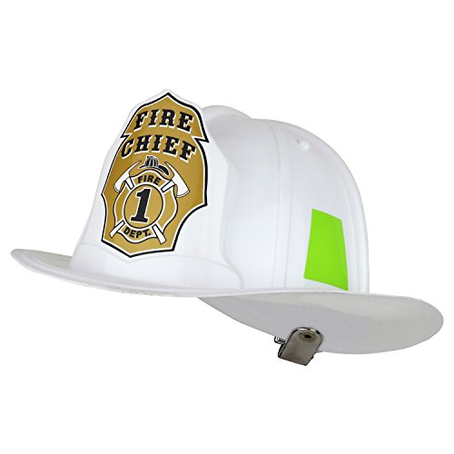 Trendy Apparel Shop Youth Size Junior Fire FD Adjustable Costume Helmet