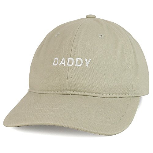 Trendy Apparel Shop Daddy Embroidered Low Profile Cotton Cap Dad Hat