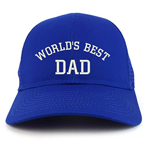 Trendy Apparel Shop World's Best Dad Structured High Profile Trucker Cap