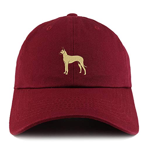 Trendy Apparel Shop Great Dane Dog Embroidered Low Profile Soft Cotton Dad Hat Cap