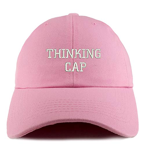 Trendy Apparel Shop Thinking Cap Solid Adjustable Unstructured Dad Hat