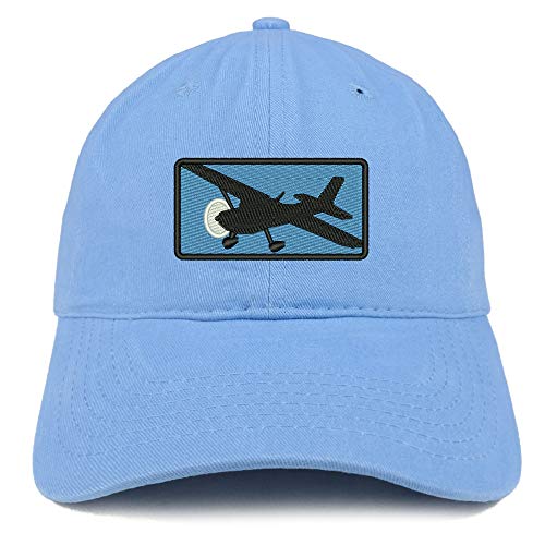 Trendy Apparel Shop Cessna Airplane Embroidered Unstructured Cotton Dad Hat