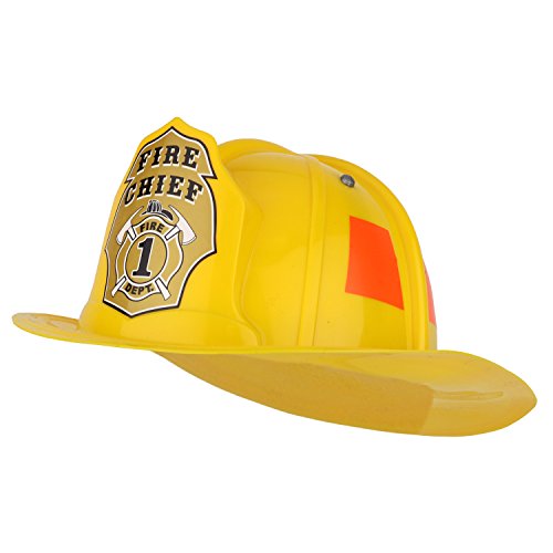 Trendy Apparel Shop Youth Size Junior Fire FD Adjustable Costume Helmet