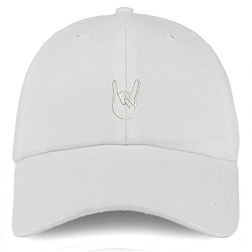 Trendy Apparel Shop Youth Rock On Logo Unstructured Cotton Baseball Cap