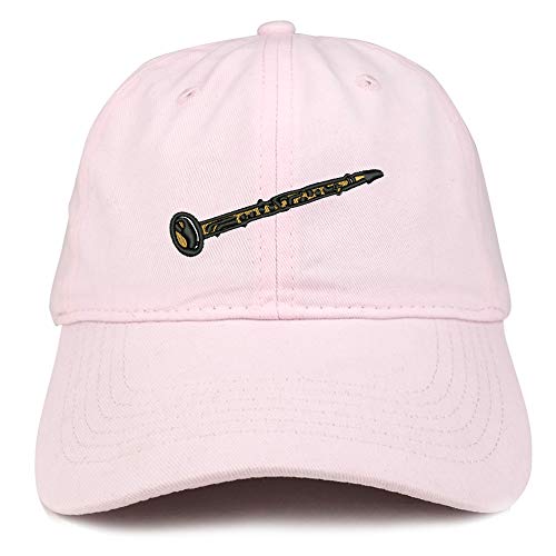 Trendy Apparel Shop Clarinet Embroidered Unstructured Cotton Dad Hat