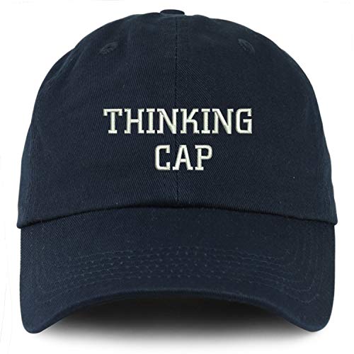 Trendy Apparel Shop Youth Thinking Cap Unstructured Cotton Baseball Cap