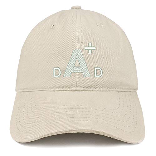 Trendy Apparel Shop A Plus Dad Embroidered Brushed Cotton Cap