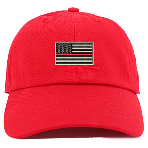 Trendy Apparel Shop Youth USA TRL Flag Adjustable Soft Crown Baseball Cap