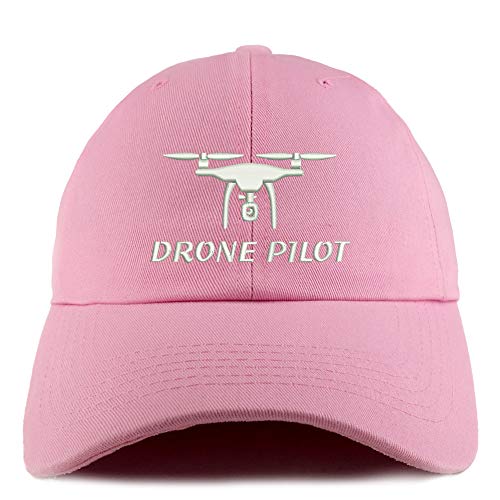 Trendy Apparel Shop Drone Pilot Embroidered Low Profile Soft Cotton Dad Hat Cap