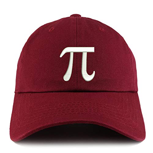 Trendy Apparel Shop Pi Day Symbol Solid Adjustable Unstructured Dad Hat