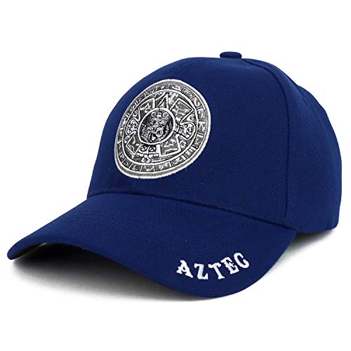 Trendy Apparel Shop Aztec Mayan Doomsday Calendar Embroidered Baseball Cap